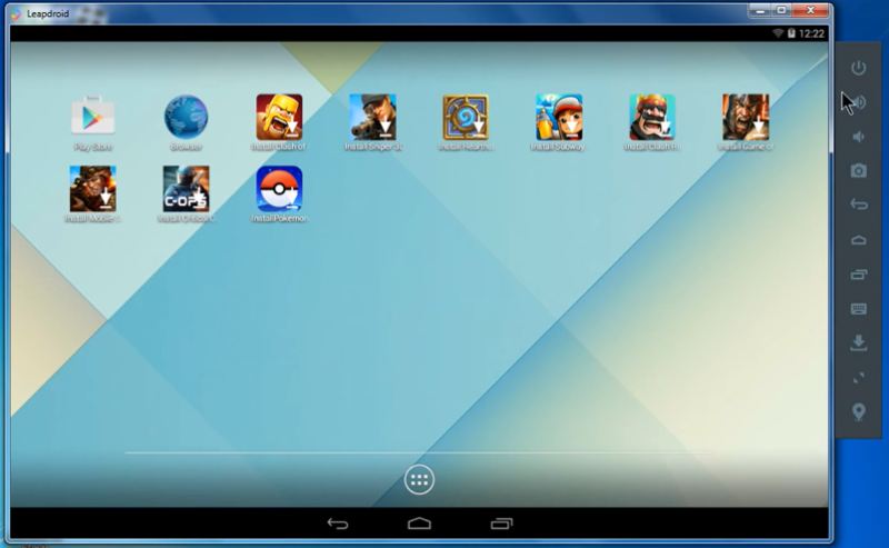 Leapdroid cài đặt hoàn tất