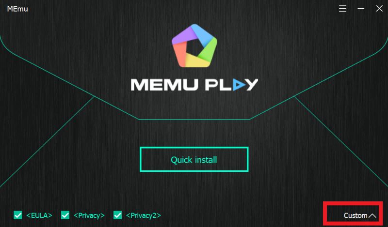 Click dòng "Customize"