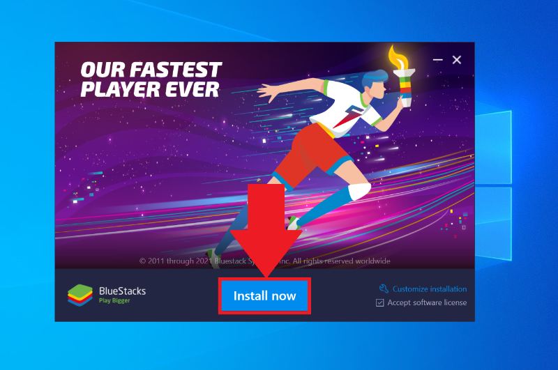 Click "Install Now’’