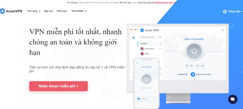 Nhận Aman miễn phí