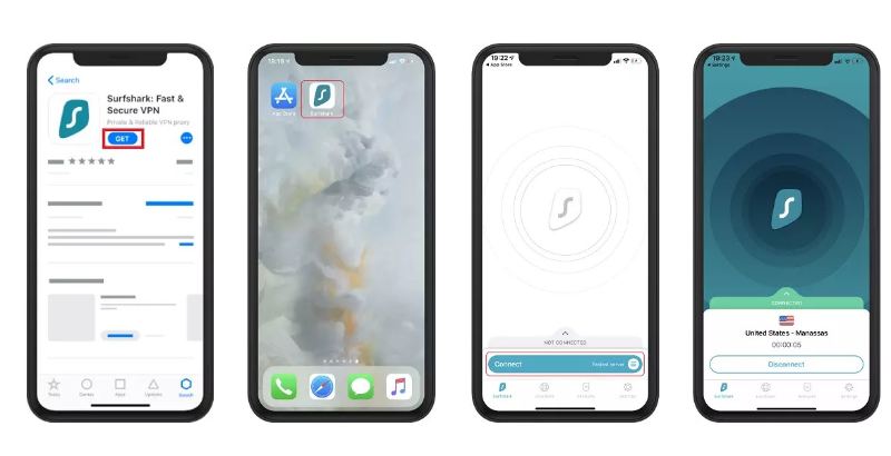 Tải Surfshark Vpn cho IOS và sử dụng